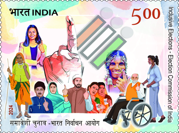 Inclusive elections - Election Commission of India postage stamp